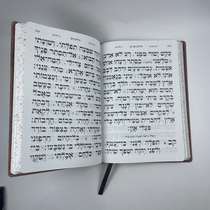 Tehillim Big Letters Leather - L
