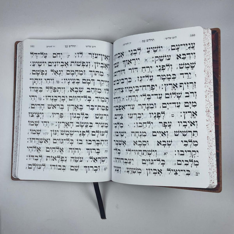 Tehillim Big Letters Leather - L