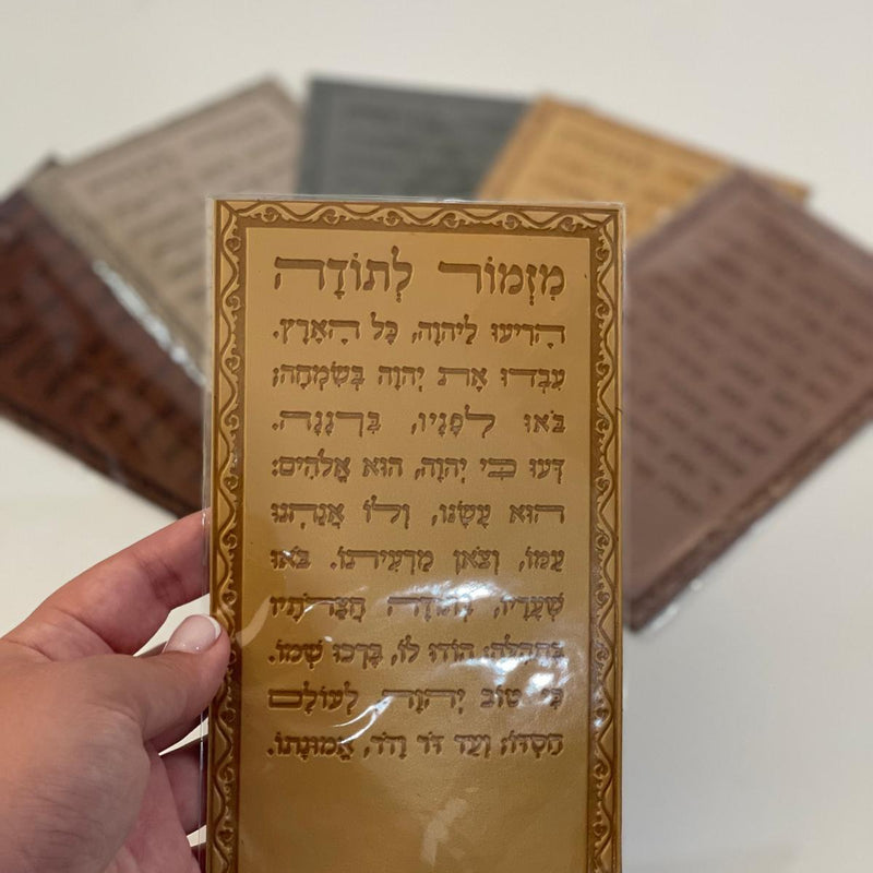 “Mizmor LeTodah” Magnet