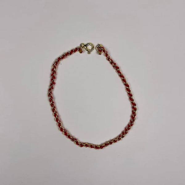 Red Gold Bracelet for Protection