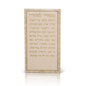   “Mizmor LeTodah” Magnet image 4